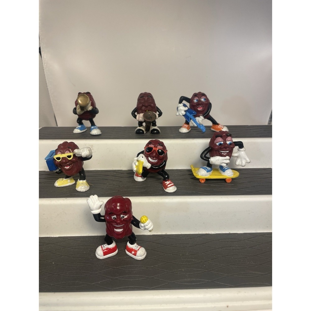 Vintage California Raisins PVC Figures 1987/ 1988  Applause Inc Lot of 7 Lot 2